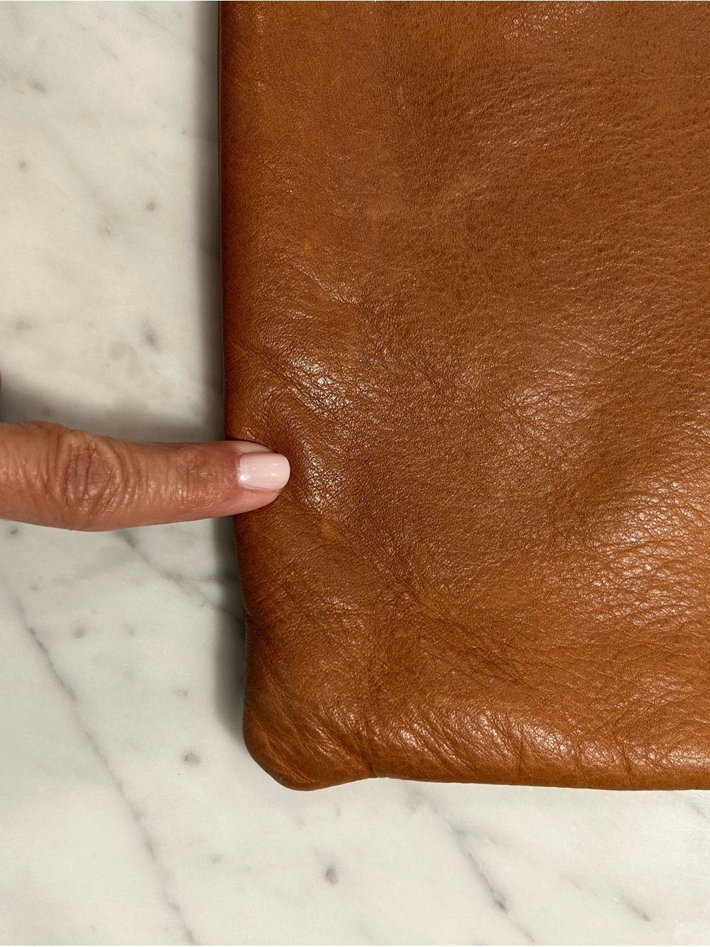 Clare V. Tan Leather Crossbody Bag with Gold Hardware - Picture 4 of 10